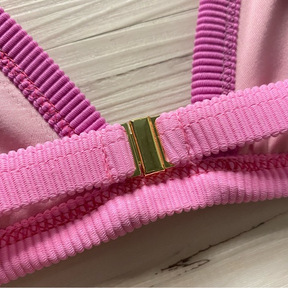 Beach Riot Colorblock Mika Triangle Bikini Top - Picture 8 of 12